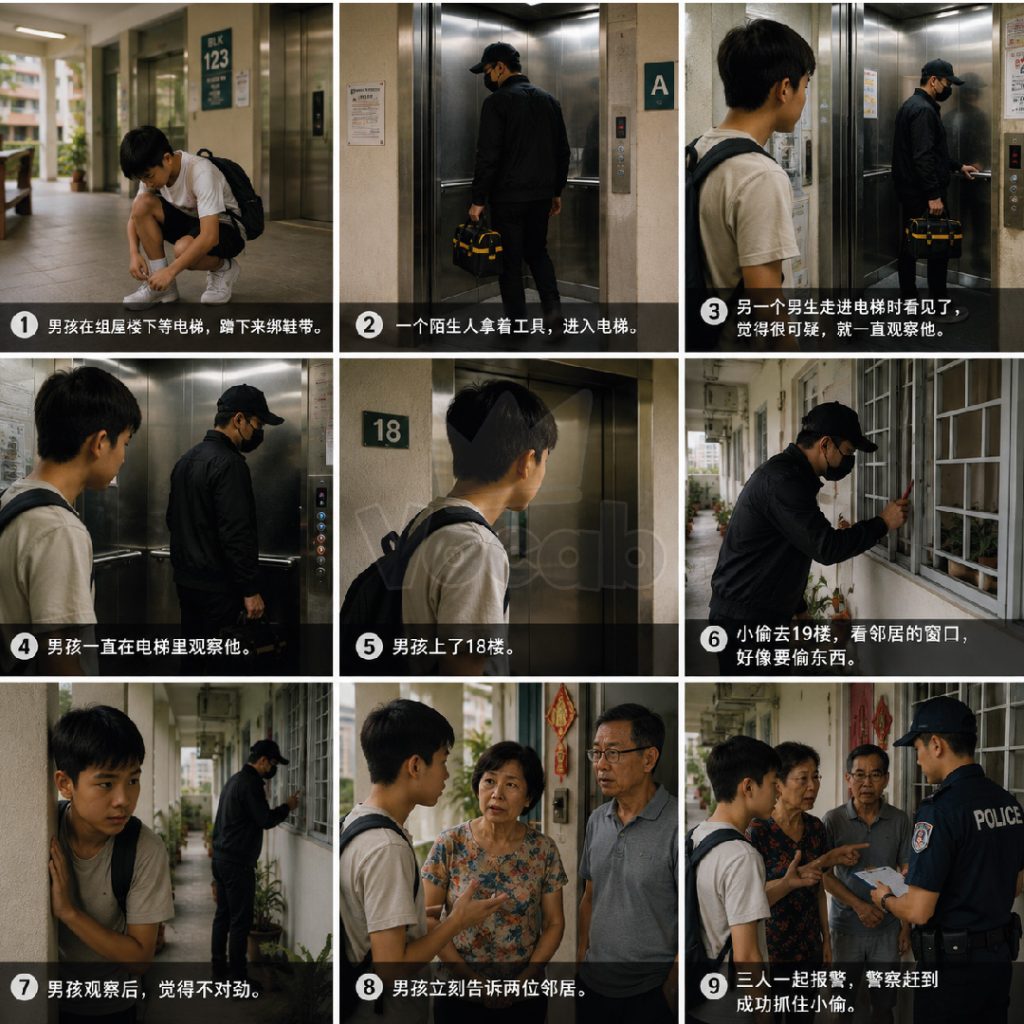 PSLE Chinese Oral 2026 Day 1 topic on home and community safety